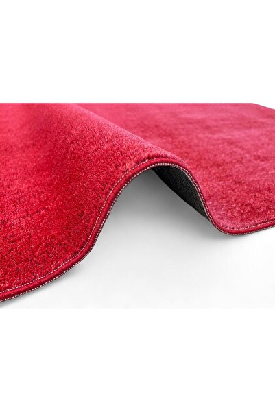 satin halıcılık 7mm SUNİ  KIRMIZI ÇİM HALI OVERLOKLU