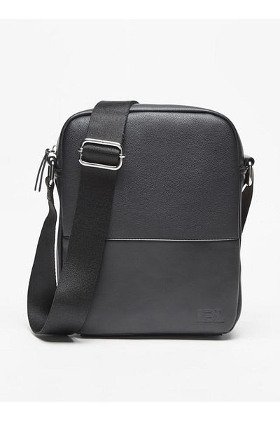 LBL by Shoexpress Solid Crossbody Bag with Adjustable Strap and Zip Closure