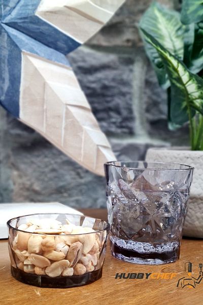 HUBBYCHEF Unbreakable Glass Marine Glass Snack Set