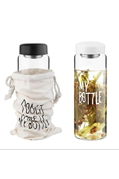 Huali Cam Şişe (Siyah Kapaklı)