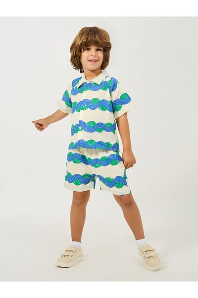 Styli Wave Printed Shirt & Short Set