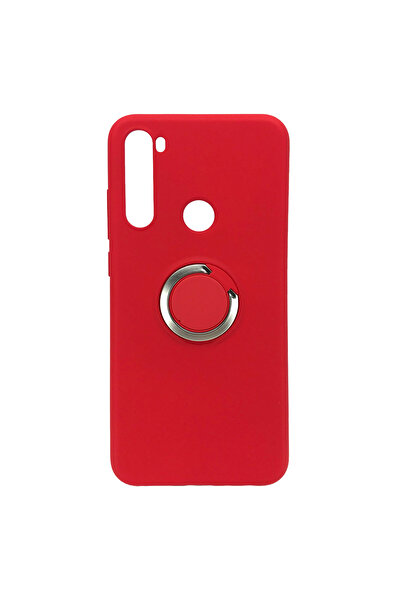 Nettech Xiaomi Redmi Note 8t Uyumlu Nano Ring Arka Koruma Kılıf - Kırmızı