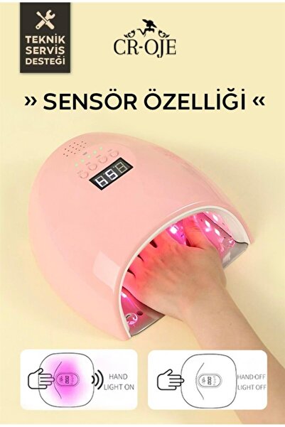 CROJE KALICI OJE ŞARJ EDİLEBİLİR 96W KABLOSUZ UV&LED KURUTUCU