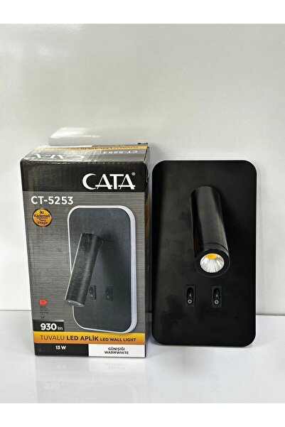 Cata TUVALU LED APLİK SİYAH KASA