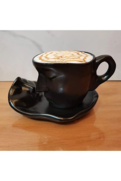 REAY HOME 260 ml Scandinavian Face Shaped Mug Coffee Cup Set - 1 Piece