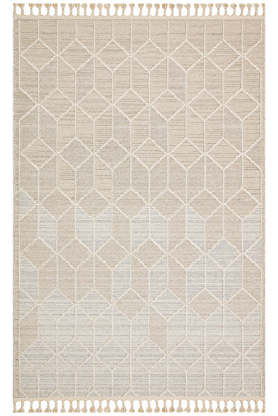 Eko Halı Soho 03 Bej Bukle Yumuşak Dokulu Salon Mutfak Oturma Odası Halısı Ko...