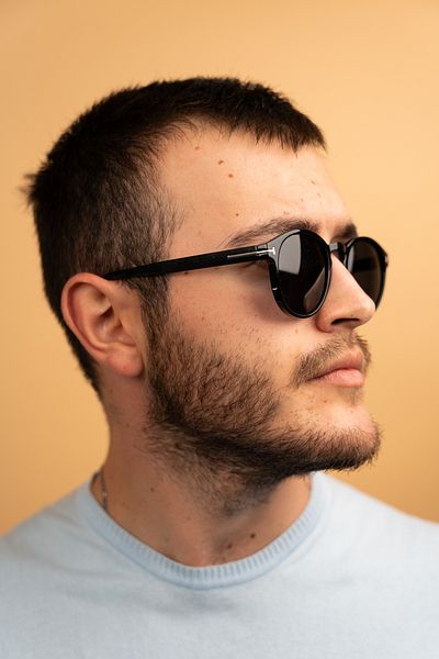 Focus On Tyson Black Polarized Men's Sunglasses