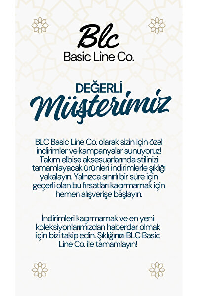 BLC Basic Line Co. Kırmızı Renk Armürlü Papyon