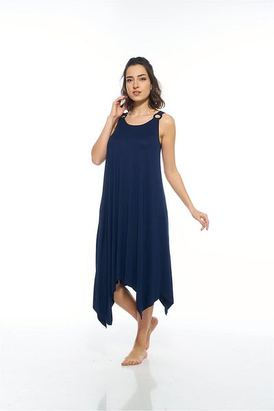 Estiva 23233 Rochie de damă din lycra viscoză, colorată, cu cataramă pe umeri