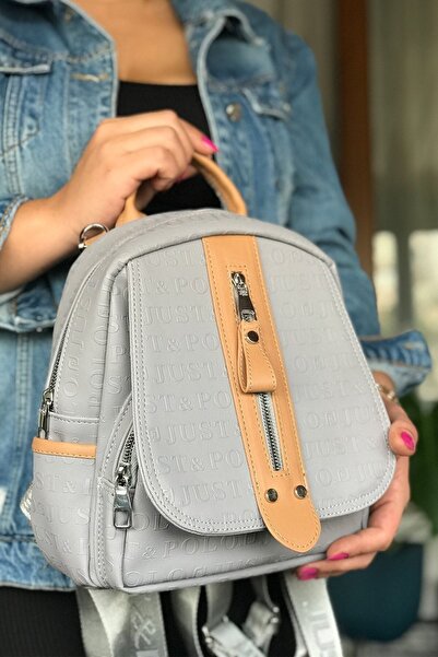 Just Polo Multi-Compartment Lined Adjustable Strap Women's Backpack 4058-gd