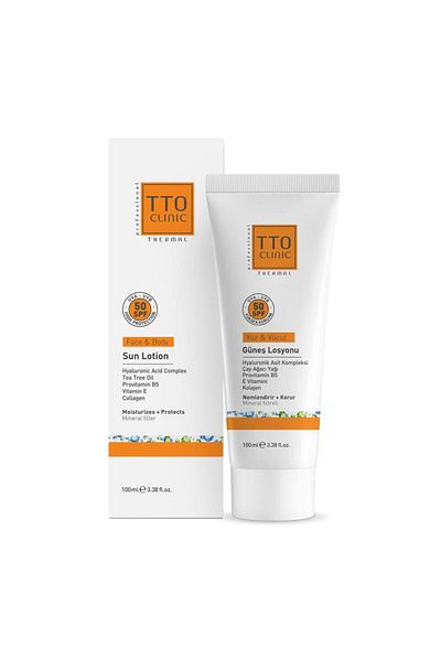 TTO 100 ml Clinic Sun Lotion - Tea Tree Oil for ACNE and rosaceous Skin / Tea Tree Oil