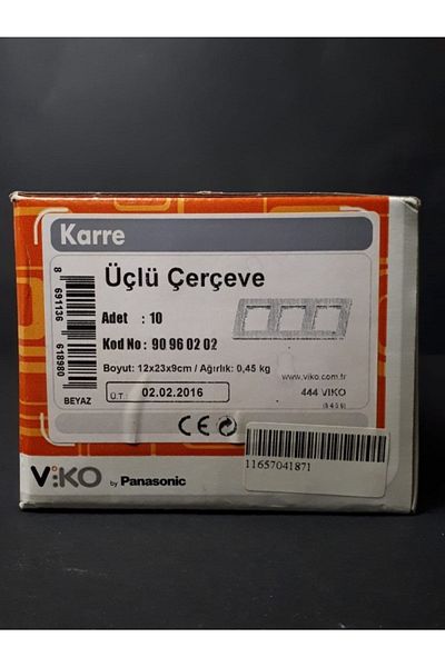 VİKO Viko Karre White 3 Piece Frame