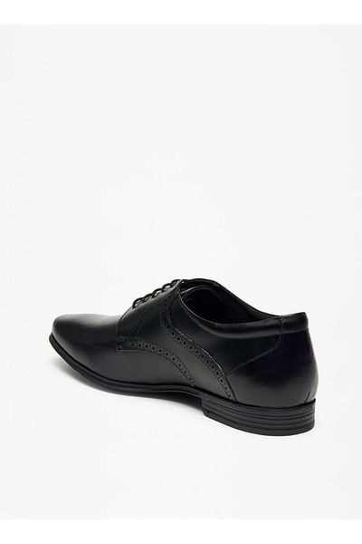 LBL by Shoexpress Solid Lace-Up Derby Shoes