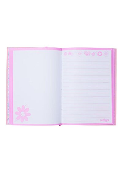SMIGGLE Flower Patterned Embossed Notebook