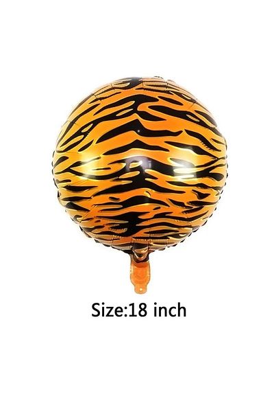 Deniz Party Store 45 cm Tiger Pattern Foil Balloon
