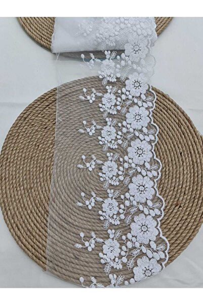 Esteks Dantel ve Tekstil Aksesuarları 9 Meters Guipure Lace Matte Polyester