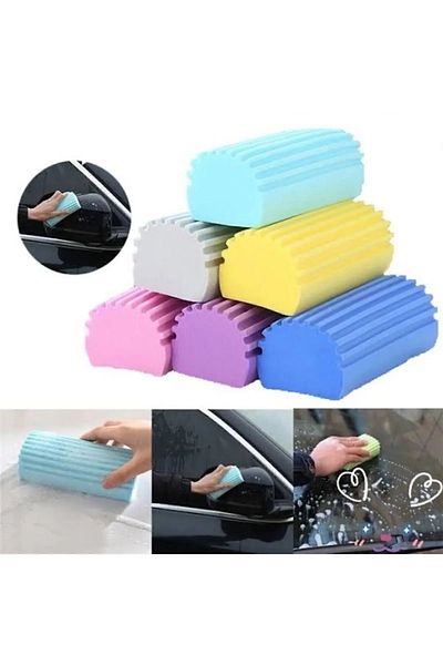 EUROLUXE 3 Pieces of Magic Sponge Duster - Moist Dusting, Car Wiping, Multifunctional Cleaning