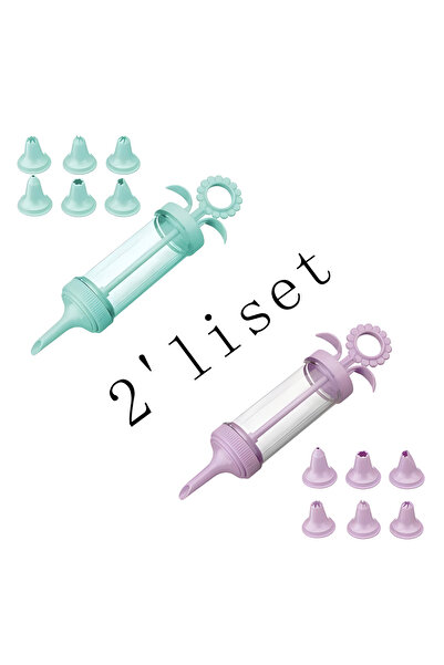 Gondol Pasta Kek Krema Pompası 2'li set