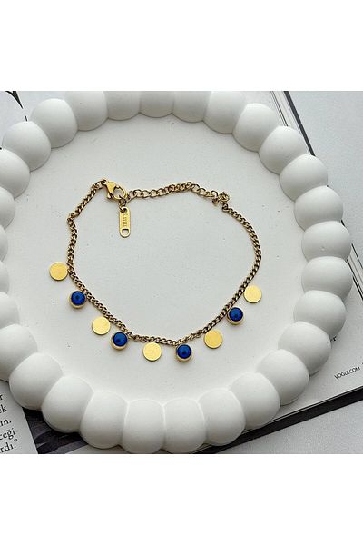 DS DİAMONDSHOP Anklet Dangle Steel Model - BYÇHL-202408222