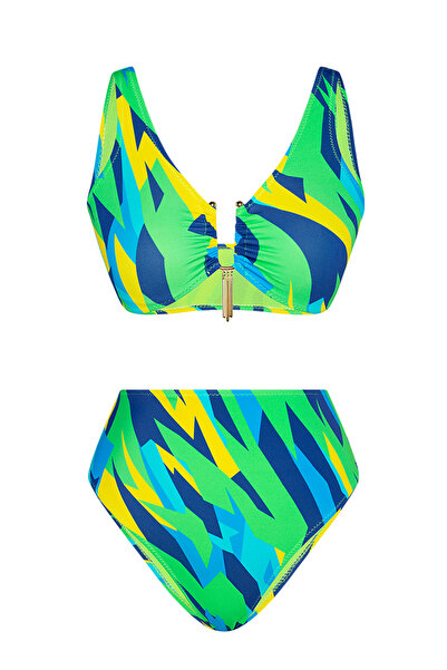 Bonesta Leone Boncuklu Atlet Bikini Takımı
