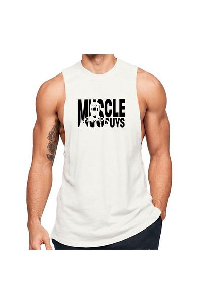 Black İstanbul Muscle Guys Zero Arm Fitness Athlete