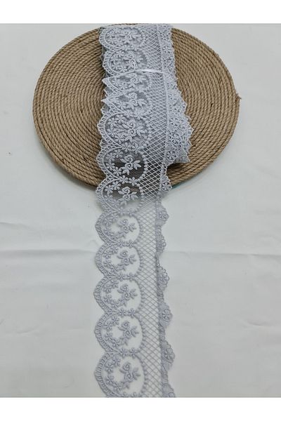 Esteks Dantel ve Tekstil Aksesuarları 9 μέτρα Guipure Lace Matte Polyester