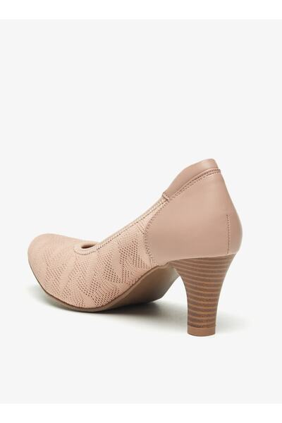 Le Confort Textured Slip-On Pumps with Cone Heels