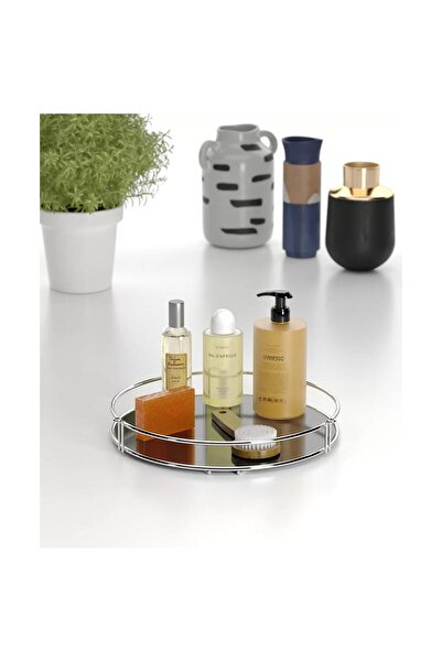 EYM Tekno Tel EG-212 Tek Katlı Banyo Aksesuar Sunum Rafı Krom