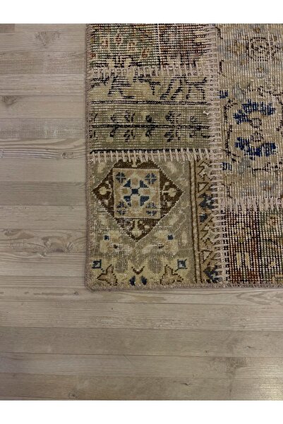 Sempati halı El Yapımı Patchwork Elegan Tasarım Halı 124x178 cm 4004