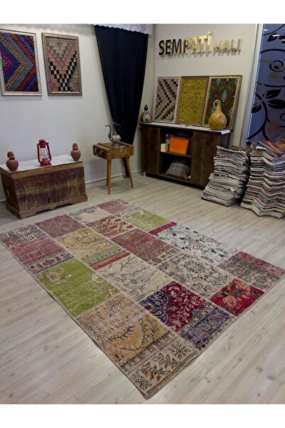 Sempati halı Eşsiz Klasik Gereçk Özel Patchwork Halı 160x233 cm 4041
