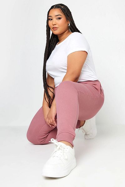 Stil Diva Large Size Pocketed Jogger Sweatpants - Elastic Waist and Leg302756