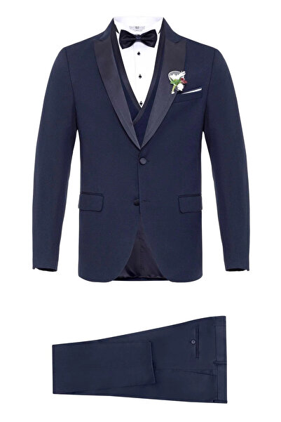 SÜVARİ Costum smoking de cavalerie slimfit Dobby