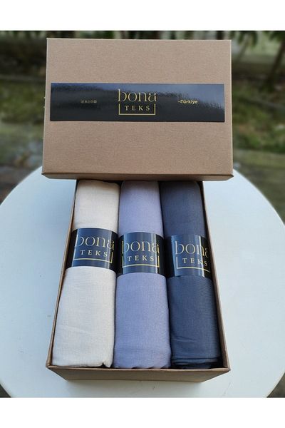 bona Teks Combed Cotton Shawl Set 3 Pieces