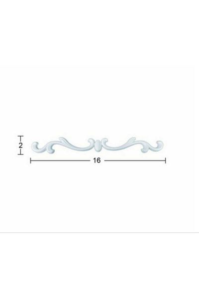 DERYA DESİNG ART Ea51 Model Wooden Paintable Flexible Furniture Renovation and Decoration Sconce - 16X2Cm