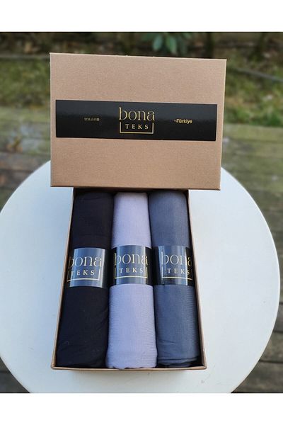 bona Teks Combed Cotton Shawl Set 3 Pieces