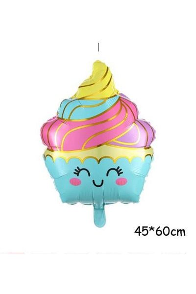 aşkın concept Ice Cream Foil Cupcake Balloon