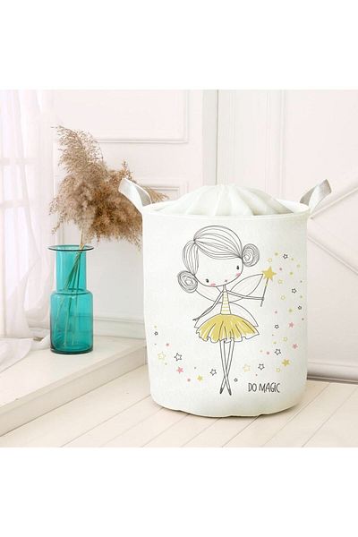 HET Concept Dirty Laundry Picnic Basket - Toy Storage Box, Organizer Folding Basket Felt Model 40042