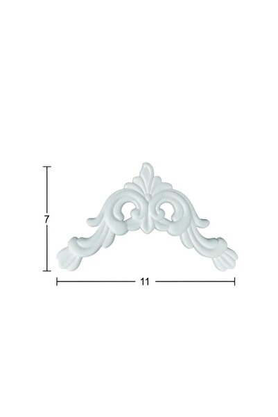 DERYA DESİNG ART EA24 Mobilier din lemn pentru renovare și decorare Aplice flexibilă vopsită - 11x7cm