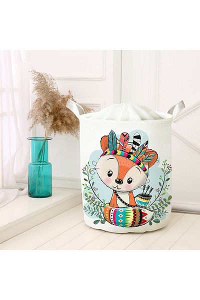 HET Concept Dirty Laundry Picnic Basket - Toy Storage Box, Organizer Folding Basket Felt Model 00231