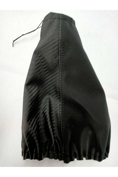 özgüven oto giyim Black Carbon Alkantre - Universal Gear Shift Gaiter, Stitched