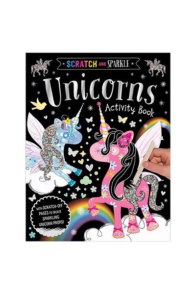 Make Believe Ideas Scratch And Sparkle Unicorns Activity Book-Collective