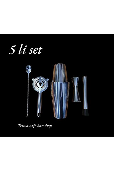 Biradlı Truva Profesyonel Bar Set 5'li