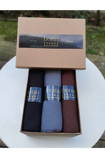 bona Teks Sal2312 Model Combed Cotton Shawl Set of 3