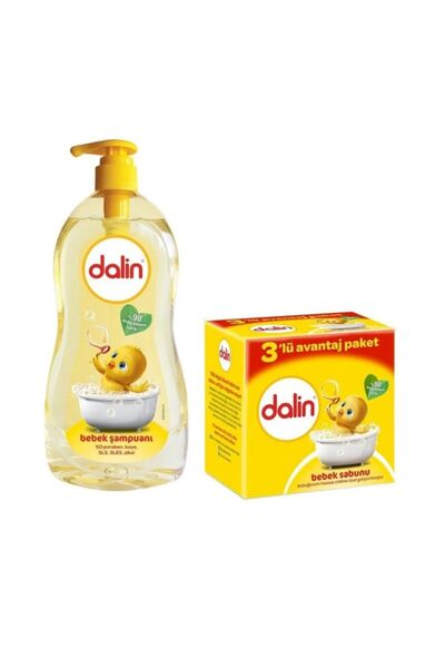 Dalin DALİN sampuan klasik 700 ml sabun 100 gr 3 lü avantaj paket