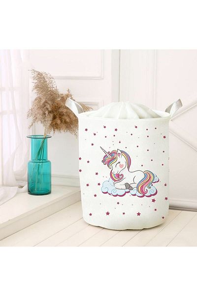 HET Concept Dirty Laundry Picnic Basket - Toy Storage Box, Organizer Folding Basket Felt Model 00074