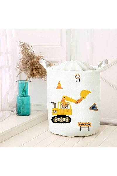 HET Concept Dirty Laundry Picnic Basket - Toy Storage Box, Organizer Folding Basket Felt Model 00006
