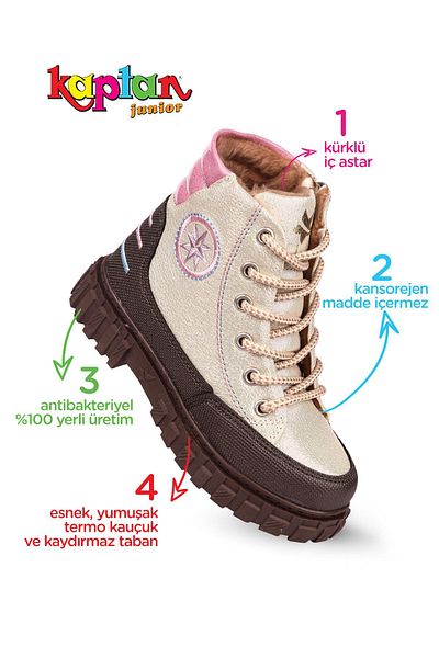 KAPTAN JUNIOR CIZME KAPTAN JUNIOR FETA CU BLANĂ INTERIOR PSTR 500