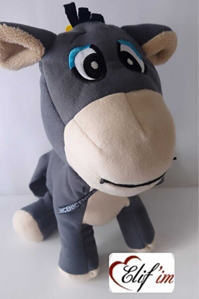 elifim home EŞEK ( karakacan ) peluş 30 cm gırı