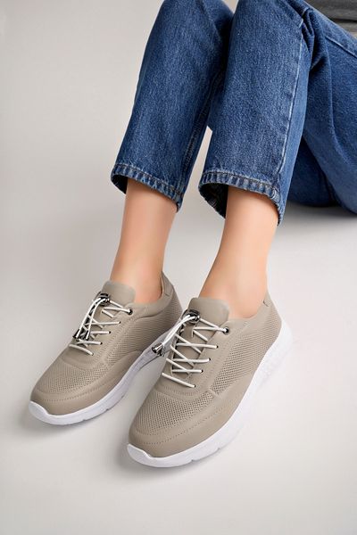 Akgün Terlik Pantofi sport pentru femei Stone din piele naturală cu talpă Faylon
