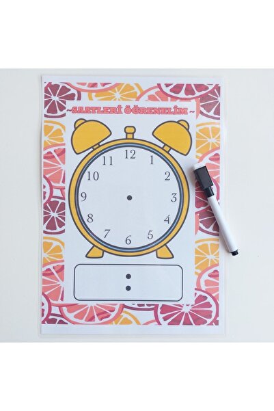 Etkinlik ve çocuk Let's Learn the Clocks